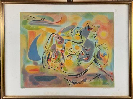 ANDRÈ MASSON "L’Enlèvement d’Europe" 1973
litografia a colori
cm 56x66
firmata e