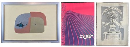 Titina Maselli - Giosetta Fioroni - Edgardo Mannucci
Tre litografie a colori di