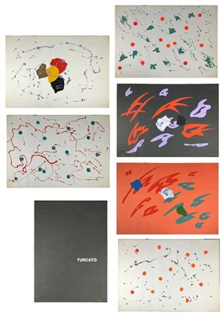 Giulio Turcato cartella editoriale contenente sei serigrafie
cm 50x70
tutte firm