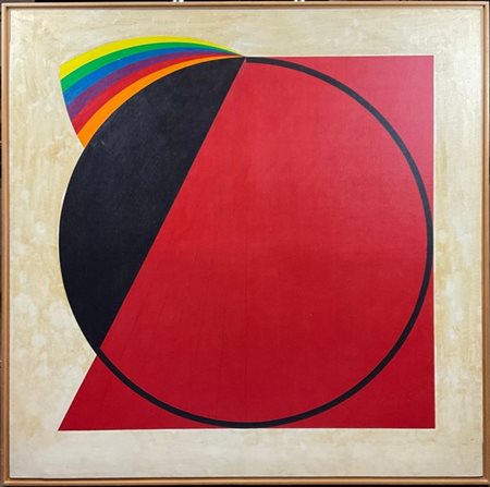 Lorenzo Piemonti "Percorso luce - colore" 1982
olio e tecnica mista su tela
cm 1