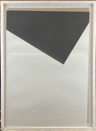 Gian Carlo Bulli "Persezione (1)" 1990
serigrafia e collage
cm 70x49,5
firmata,