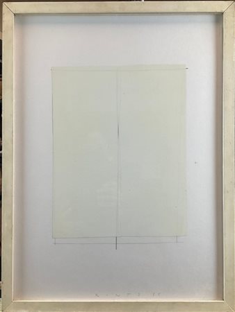 Ton Van Kints "Senza titolo" 1985
tecnica mista su carta
cm 51,5x39
firmato e da