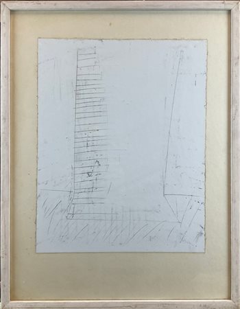 Ton Van Kints "Senza titolo" 
tecnica mista su carta
cm 57x45
etichetta dell'art