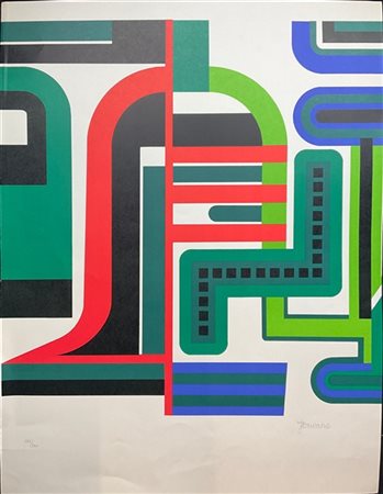 JEAN DEWASNE "Senza titolo" 
litografia a colori
cm 68x52,5
firmata e numerata 2