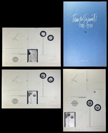 GIOVANNI BRUNO "Tempi sognati" 1985-1991
tre tecniche miste e collage su carta
c