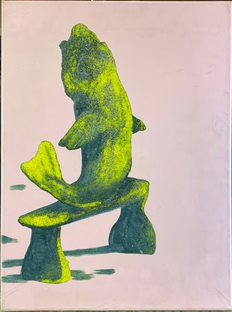 Nicola Bolla "Senza titolo" 1998
tecnica mista su tela
cm 40x30
firmato e datato