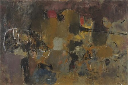 Umberto Milani "Senza titolo" 1962
olio su tela
cm 79x119
Firmato in basso a des