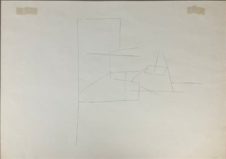 Geneviève Asse "Senza titolo" 
china su carta
cm 45x65
firmato in basso a destra