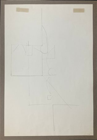 Geneviève Asse "Senza titolo" 
china su carta
cm 64,5x45
firmato in basso a dest