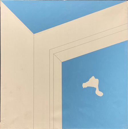 Ettore Sordini "Finestra" 1973
acrilico su tela
cm 100x100
Firmato e datato 73 a