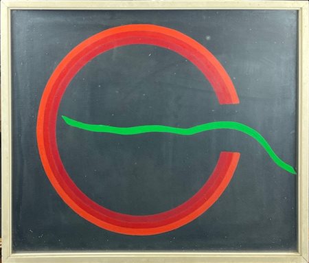 Angelo Verga "Notturno d'amore" 1972
olio su tela
cm 50x60
Firmato, titolato e d