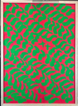 Carla Accardi "Senza titolo" 
litografia a colori - prova d'artista
cm 69x49,5
f