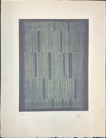 César "Senza titolo" 
acquatinta a colori
(lastra cm 37x28,2; foglio cm 54,5x42,