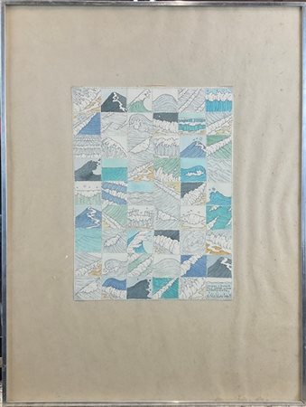 Pablo Echaurren "Sempre a proposito delle grandi scimmie antropomorfe" 1975
acqu