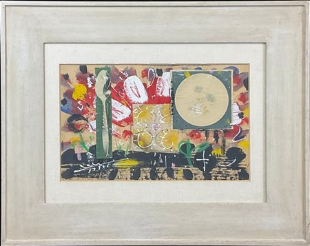 PHILLIP MARTIN "Aubade" 
tecnica mista collage su carta applicata su compensato