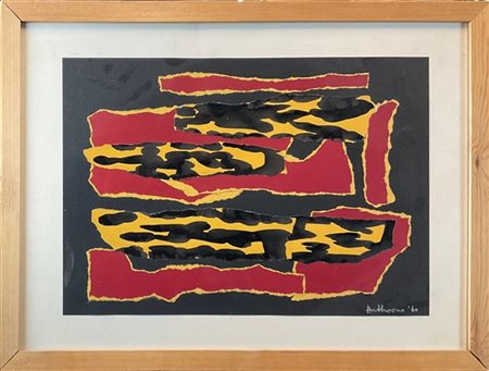 Willy Anthoons "Pedrena" 1960
collage su carta
cm 25,5x36,5
firmato e datato in