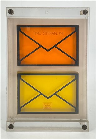 Tino Stefanoni "Senza titolo" 1972
multiplo in plexiglass
cm 27x17,5x3
Firmato e