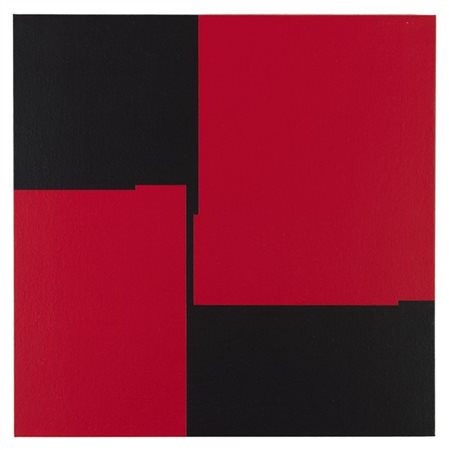 Yves Popet "IX. 2001" 2001
acrilico su tela applicata su tavola
cm 60x60
firmato