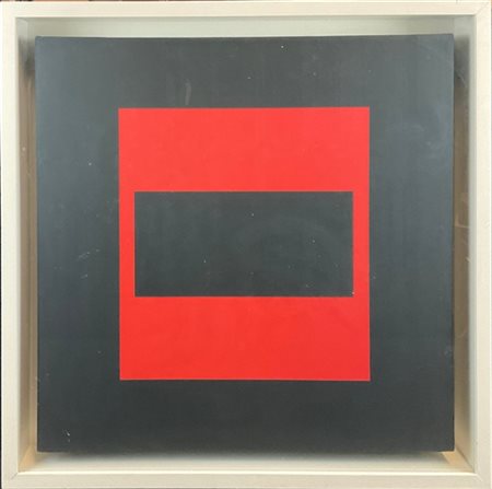 JON GROOM "Reference n. 7" 1999
acrilico su tela
cm 69x69x8
firmato, datato e ti