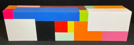 MARCO CASENTINI "Midtown" 2007
acrilico su tela su compensato
cm 16,5x61x10
firm