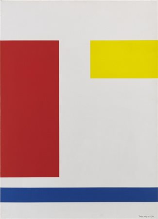 JEAN LEGROS "Senza titolo" 1974
acrilico su tela
cm 80x57
Firmato e datato 74 in