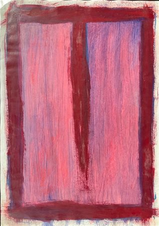 Onno Take 
"Senza titolo" 1988
olio e tecnica mista su cartoncino
cm 70x49,5
fi