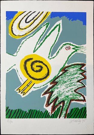 Guillaume Corneille "Senza titolo" 1995
serigrafia a colori
cm 50x35
firmata, da