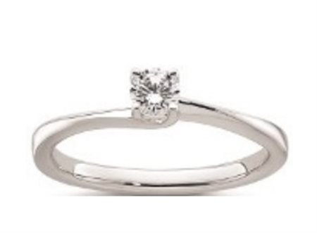 ANELLO IN ORO 2,92 GR DIAMANTE NATURALE - 1006 NAT 18K