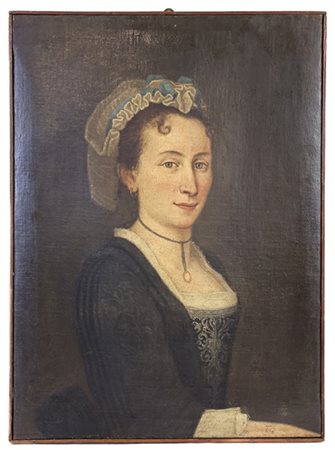 Ignoto

Antico dipinto raffigurante "Ritratto di dama"
olio su tela ovale (cm 7