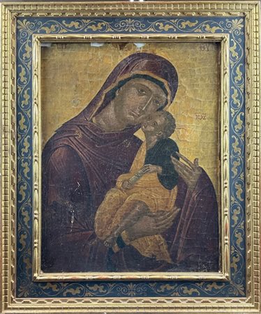Icona del secolo XIX, da un modello veneto-cretese del secolo XVI

"Madonna con