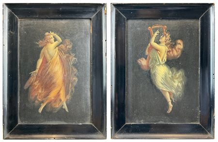 Seguace di Michelangelo Maestri

"Coppia di figure allegoriche femminili (?)"
o