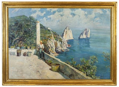 Firma indecifrata di inizio secolo XX

"Capri" 
olio su tela (cm 70x100)
firmat