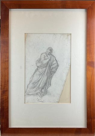 Lorenzo Toncini Studio per "Filosofo" 
matita su carta (cm 34x22)
firmato in bas