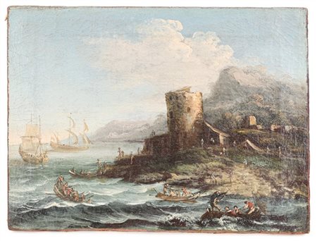 Scuola della fine del secolo XVIII - inizio del secolo XIX

"L'approdo (marina