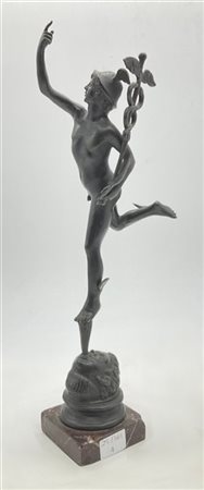 Da Giambologna, fonditore del secolo XIX

"Mercurio volante" 
scultura in bronz