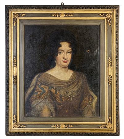 Scuola del secolo XVIII

"Ritratto di nobildonna"
olio su tela (cm 75x63)
in co