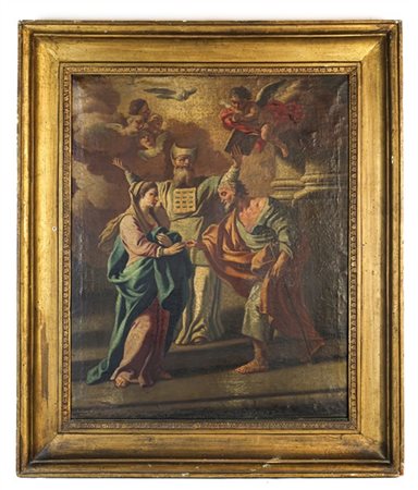 Scuola napoletana del secolo XVIII

"Sposalizio della Vergine"
olio su tela (cm