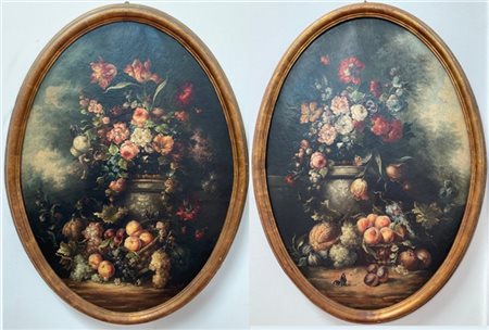 Ignoto

"Composizioni con fiori, frutta e insetti in paesaggi"
coppia di dipint