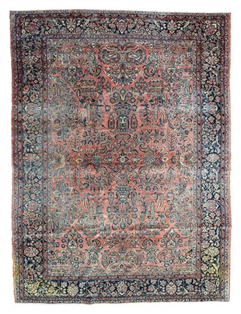 Tappeto Sarouk, Persia, fine secolo XIX. Decoro floreale sparso in policromia s