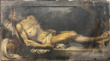 Ignoto

Antico dipinto raffigurante "Compianto sul Cristo morto"
olio su tela (