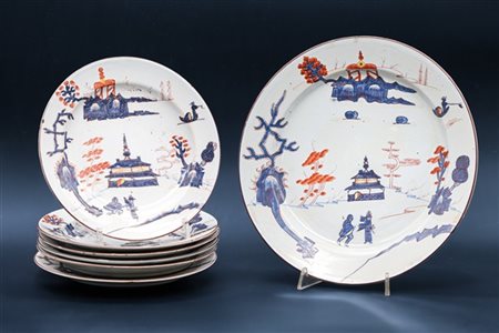 Manifattura di Felice Clerici o Pasquale Rubati, Milano, secolo XVIII. Lotto co