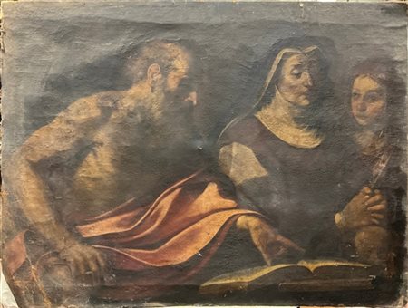 Ignoto

Antico dipinto raffigurante "San Girolamo, santa Chiara (?) e un angelo