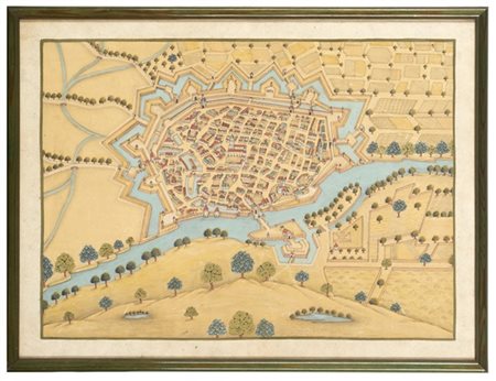 Ignoto del secolo XVIII

"Veduta della città di Ulm (Germania) a volo di uccell