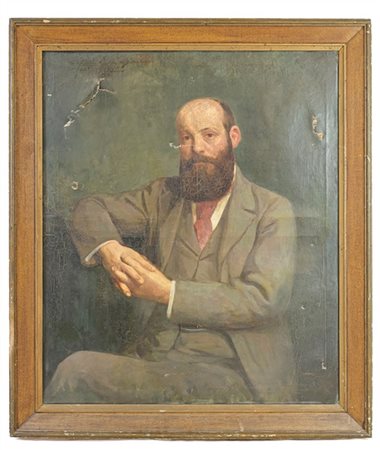 Firma indecifrata

"Ritratto virile" 1901
olio su tela (cm 100x87)
firmato, dat