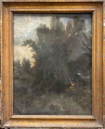 Ignoto

"Figure in un paesaggio boschivo"
olio su tela (cm 68,5x53)
in cornice