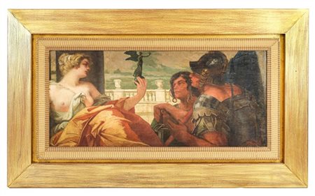 P. Massani

"La Vittoria" 
olio su tela (cm 45x100)
firmato in basso a destra
i