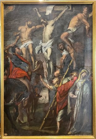 Da Peter Paul Rubens

"Gesù in croce tra i due ladroni"
olio su tela (cm 116x79