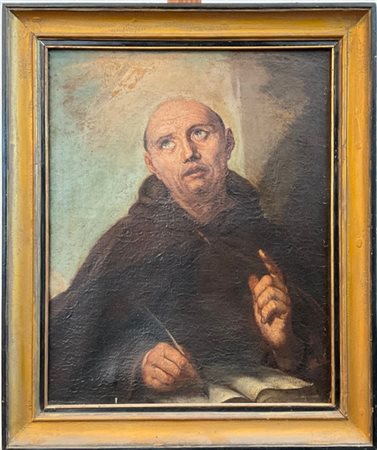 Scuola veneta del secolo XIX

"Frate cappuccino ispirato dal cielo"
olio su tel