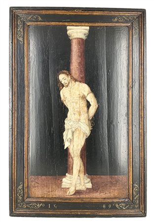Ignoto

Antico dipinto raffigurante "Cristo alla colonna"
olio su tavola (cm 60