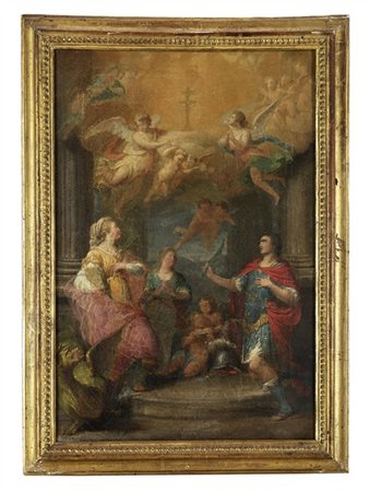 Maestro del secolo XVIII

Santa Margherita da Cortona, san Valeriano e angeli i